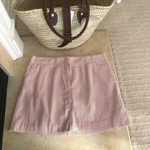 J. Crew Pink Mini Skirt